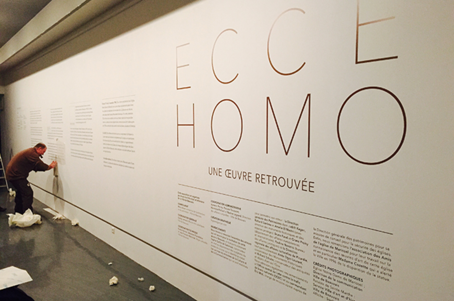 Image presenting the project Ecce Homo<br>Une œuvre retrouvée